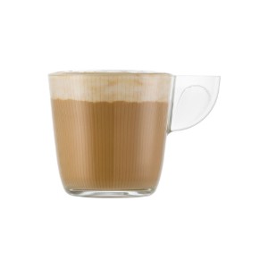 Ceasca cappuccino, sticla, 280ml, "Some Lines" - Borgonovo