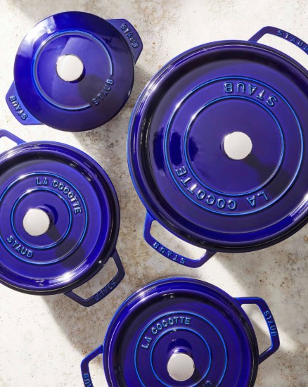 Oala Cocotte fonta, 26cm/5,2L, Dark Blue - Staub