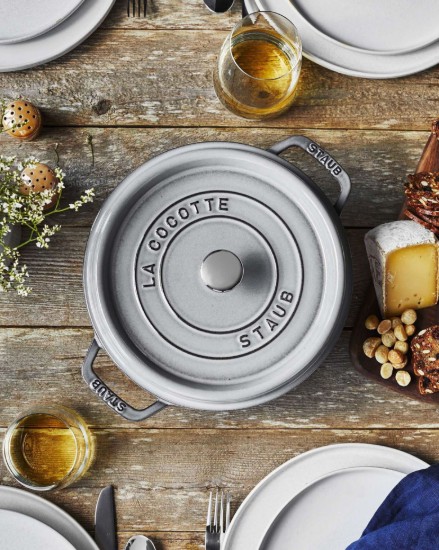 Oala Cocotte fonta, 26cm/5,2L, Graphite Grey - Staub