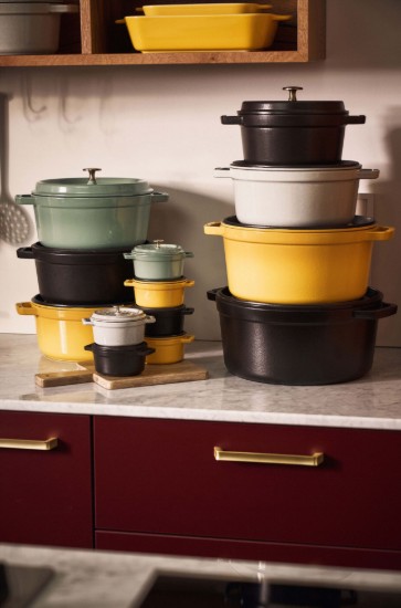 Oala Cocotte fonta, 28cm/6,7L, Black - Staub