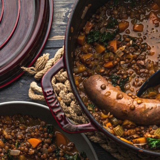 Oala Cocotte fonta, 28cm/6,7L, Grenadine - Staub
