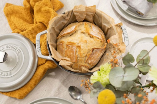 Oala Cocotte fonta, 28cm/6,7L, White Truffle - Staub