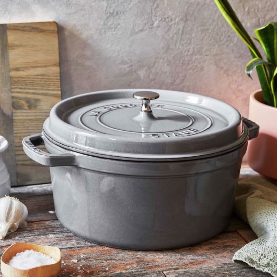 Oala Cocotte fonta, 30cm/8,35L, Graphite Grey - Staub
