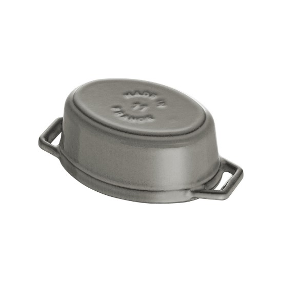 Mini-oala Cocotte, ovala, fonta, 11cm/0,25L, Graphite Grey - Staub