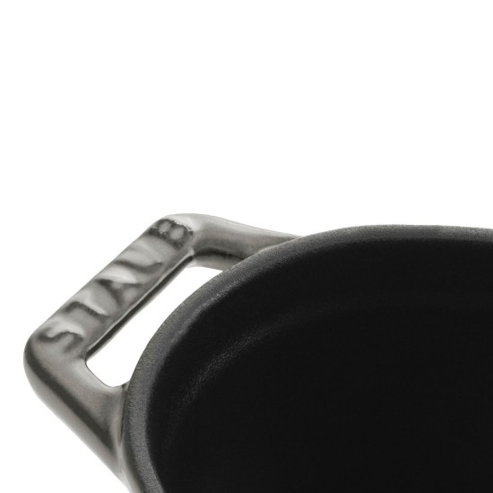 Oala Cocotte ovala, fonta, 15cm/0,6L, Graphite Grey - Staub