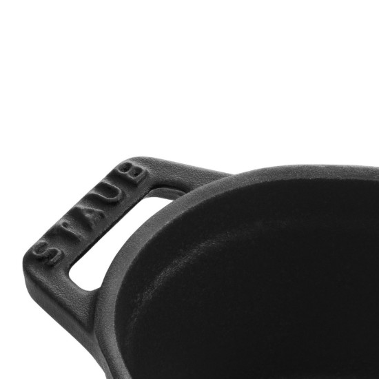 Oala Cocotte ovala, fonta, 17cm/1L, Black - Staub