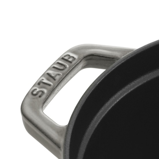 Oala Cocotte ovala, fonta, 27cm/3,2L, Graphite Grey - Staub