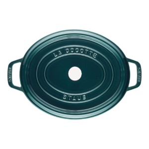 Oala Cocotte ovala, fonta, 37cm/8L, "La Mer" - Staub