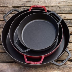 Tigaie paella, fonta, 34cm, Black - Staub