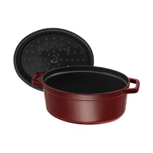 Oala Cocotte ovala, fonta, 29cm/4,2L, Grenadine - Staub