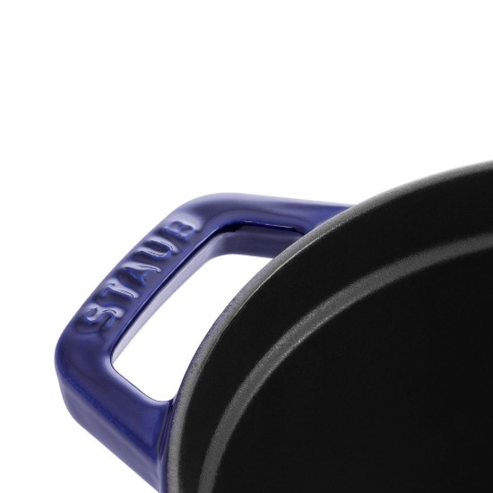 Oala Cocotte ovala, fonta, 33cm/6,7L, Dark Blue - Staub