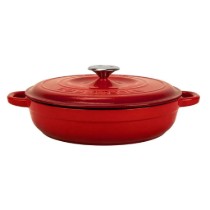 Cratita fonta, 28cm/3,26L, "New Heritage", Rosu - LAVA