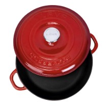 Cratita fonta, 28cm/3,26L, "New Heritage", Rosu - LAVA