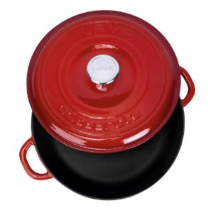 Cratita fonta, 28cm/3,26L, "New Heritage", Rosu - LAVA