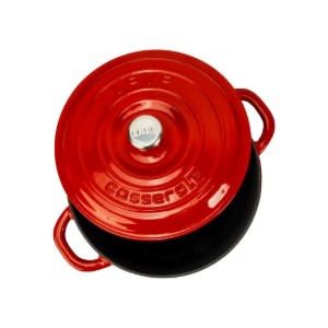 Cratita fonta, 22cm/3,31L, "New Heritage", Rosu - LAVA