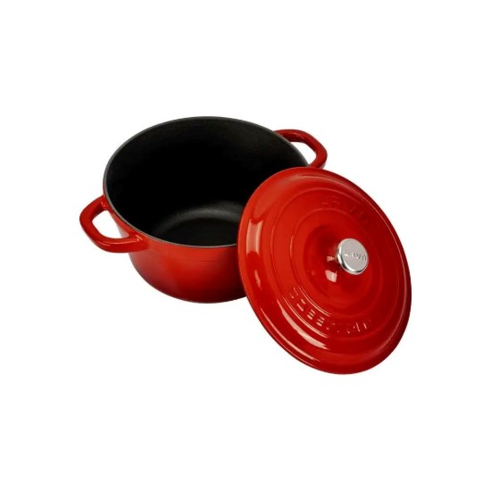 Cratita fonta, 22cm/3,31L, "New Heritage", Rosu - LAVA