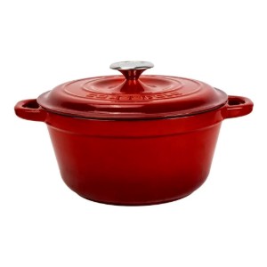 Cratita fonta, 26cm/4,86L, "New Heritage", Rosu - LAVA