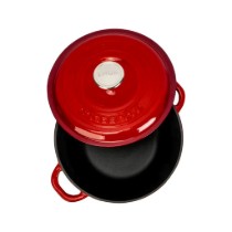 Cratita fonta, 24cm/4,07L, "New Heritage", Rosu - LAVA