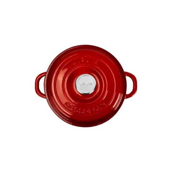 Cratita fonta, 24cm/4,07L, "New Heritage", Rosu - LAVA