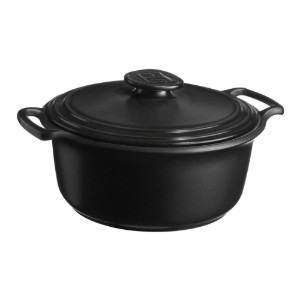 Oala Cocotte ceramica, 31cm/5,5L, "Sublime +", Slate - Emile Henry
