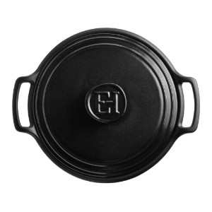 Oala Cocotte ceramica, 31cm/5,5L, "Sublime +", Slate - Emile Henry
