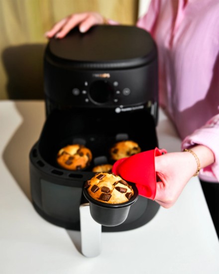 Set 4 forme briose pentru airfryer, otel, 7 cm - PYREX