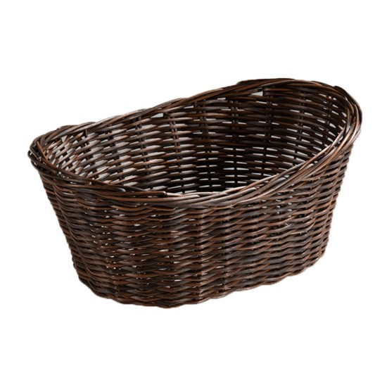 Cos oval pentru paine, plastic, 28 x 21 cm, Maro - Kesper