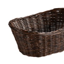 Cos oval pentru paine, plastic, 28 x 21 cm, Maro - Kesper
