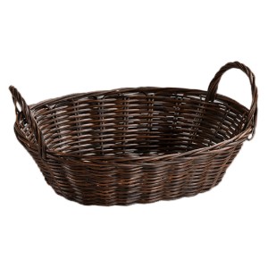 Cos oval pentru paine, plastic, 29 x 18 cm, Maro - Kesper