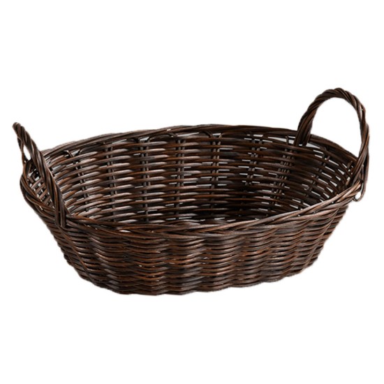 Cos oval pentru paine, plastic, 29 x 18 cm, Maro - Kesper