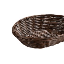 Cos oval pentru paine, plastic, 24 x 20 cm, Maro - Kesper