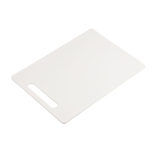 Tocator plastic, 28,5 x 19,5 cm, grosime 0,5 cm, Alb - Kesper