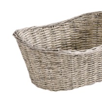 Cos oval pentru paine, plastic, 28 x 21 cm, Gri - Kesper