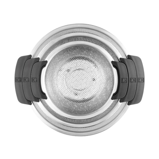 Set 3 strecuratori cu 2 manere, inox, 18/22/26 cm - BRA