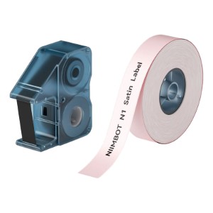 Rola panglica N1, satin, 14mm x 5,1m, Roz - NIIMBOT