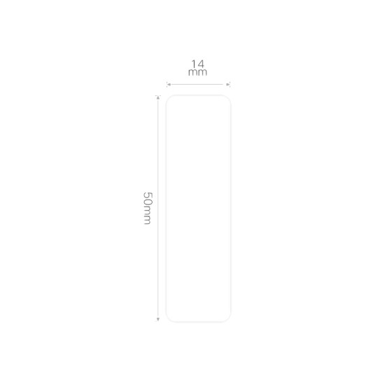 Rola etichete autoadezive N1, 14x50mm, 125 buc/rola, Alb - NIIMBOT