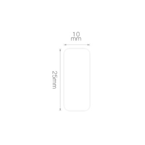 Rola etichete autoadezive N1, 10x25mm, 220 buc/rola, Alb - NIIMBOT