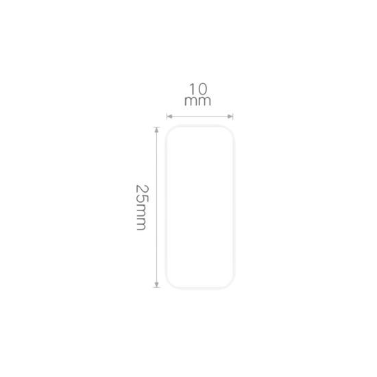 Rola etichete autoadezive N1, 10x25mm, 220 buc/rola, Alb - NIIMBOT