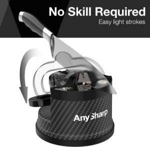 Ascutitor de cutite, "Premium", Carbon Fibre - AnySharp