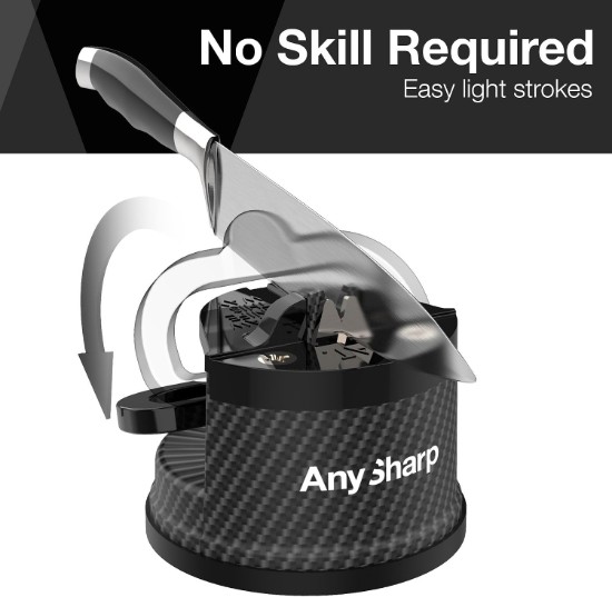 Ascutitor de cutite, "Premium", Carbon Fibre - AnySharp