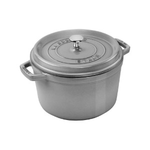 Oala adanca Cocotte fonta, 24cm/4,7L, Graphite Grey - Staub