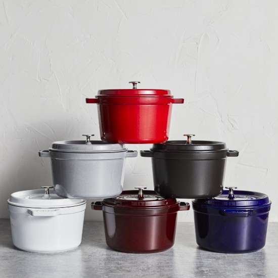 Oala adanca Cocotte fonta, 24cm/4,7L, Graphite Grey - Staub