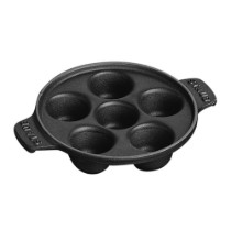 Tava pentru melci, cu 6 compartimente, fonta, 14 cm - Staub