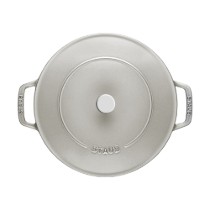 Vas Chistera, fonta, 28 cm, White Truffle - Staub