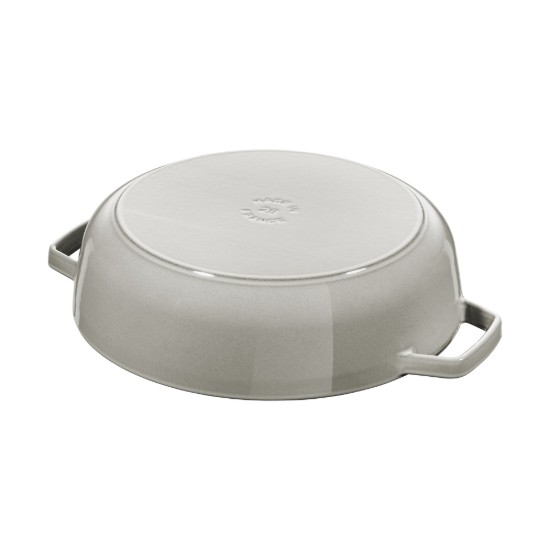 Vas Chistera, fonta, 28 cm, White Truffle - Staub