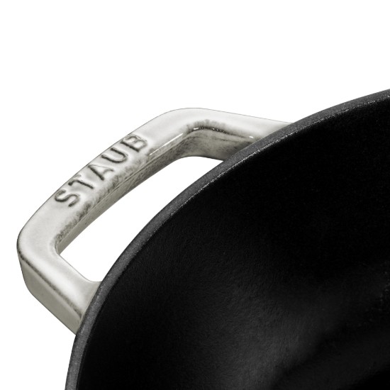 Vas Chistera, fonta, 28 cm, White Truffle - Staub