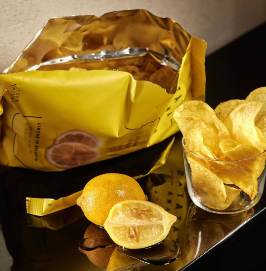 Chipsuri Patatas Nana cu lămâie în saramură by Morgan, 100 g ℮ - Patatas Nana