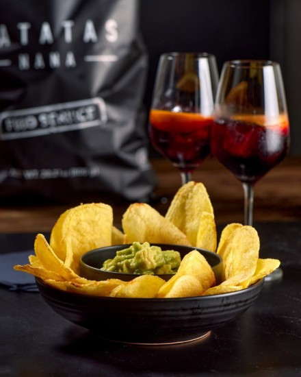 Chipsuri Patatas Nana cu lămâie în saramură by Morgan, 100 g ℮ - Patatas Nana