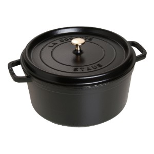 Oala Cocotte fonta, 30cm/8,35L, Black - Staub
