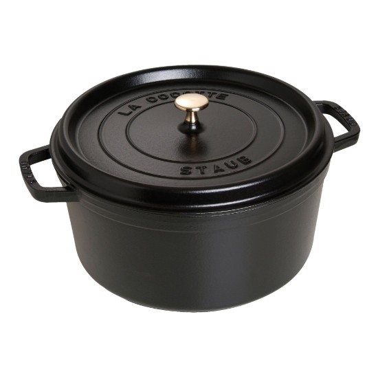 Oala Cocotte fonta, 30cm/8,35L, Black - Staub